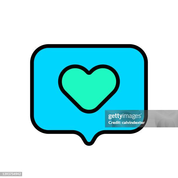 ilustrações de stock, clip art, desenhos animados e ícones de heart shape speech bubble - amor à primeira vista