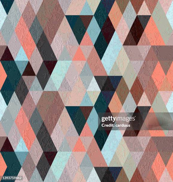 seamless abstract ethnic grunge pattern - tribal pattern stock illustrations