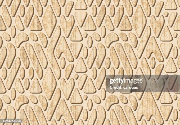 seamless abstract wood textured pattern - wainscoting background stock illustrations