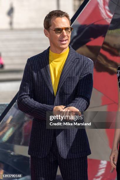 Benedict Cumberbatch attends the "Doctor Strange In The Multiverse Of Madness" Photocall at Trafalgar Sq on April 26, 2022 in London, England.