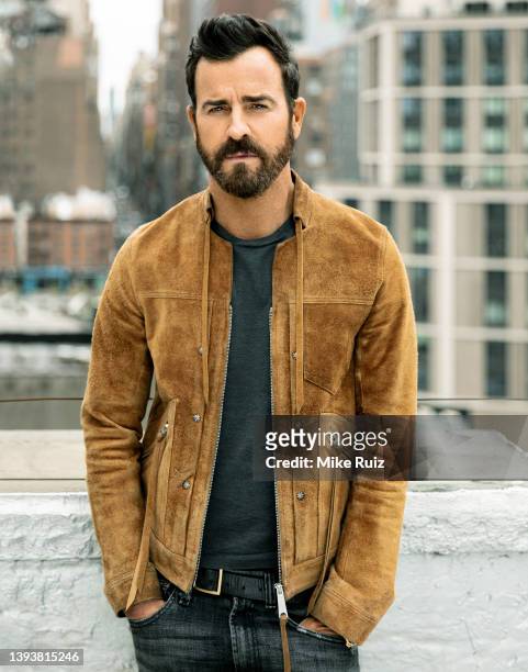 Actor Justin Theroux is photographed for L'Officiel Australia on April 1, 2021 in New York City. PUBLISHED IMAGE.