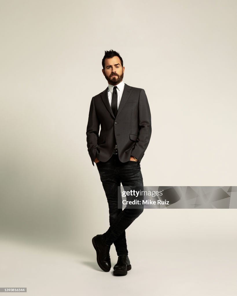 Justin Root Actor Actor Justin Theroux is photographed for EMMY Magazine on February 2 ...