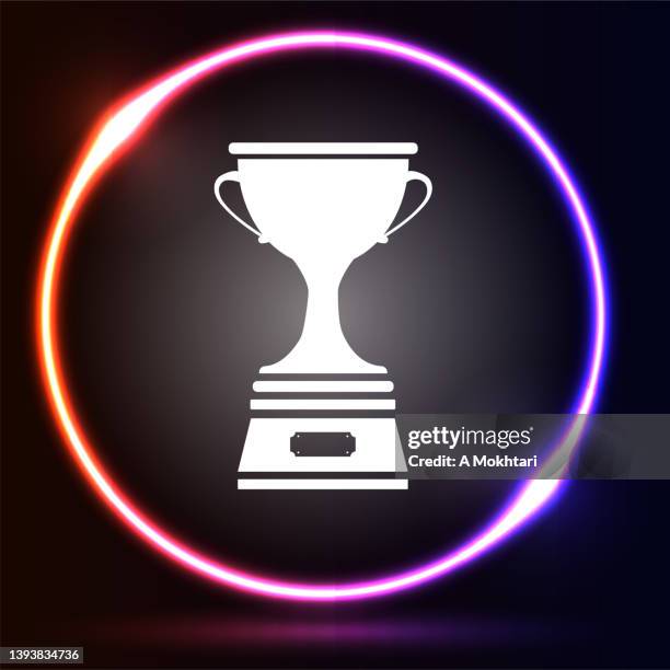 icone de trophée - eclipse stock illustrations