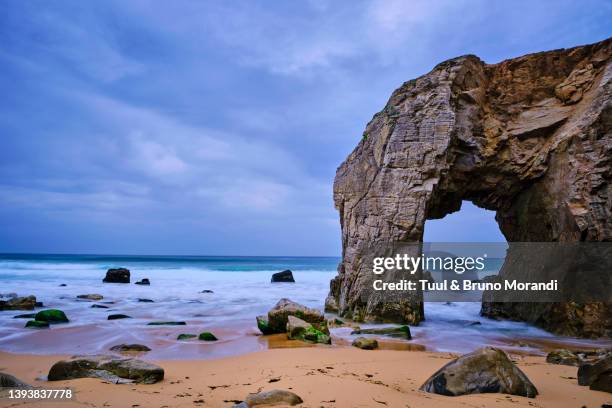 france, morbihan, wild coast, quiberon peninsula - quiberon stockfoto's en -beelden