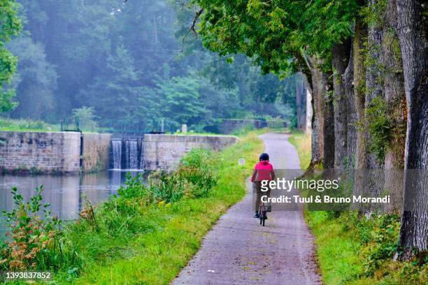 france, morbihan, the nantes-brest canal - golfe du morbihan stock pictures, royalty-free photos & images