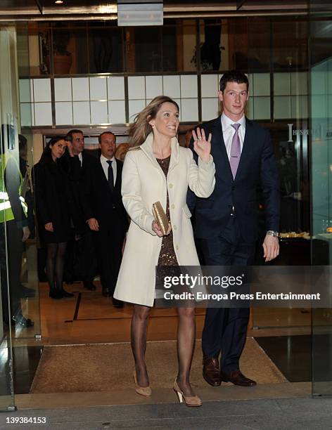 Relatives and friends attend Marta Ortega and Sergio Alvarez Wedding at Pazo de Anceis on February 18, 2012 in A Coruna, Spain.