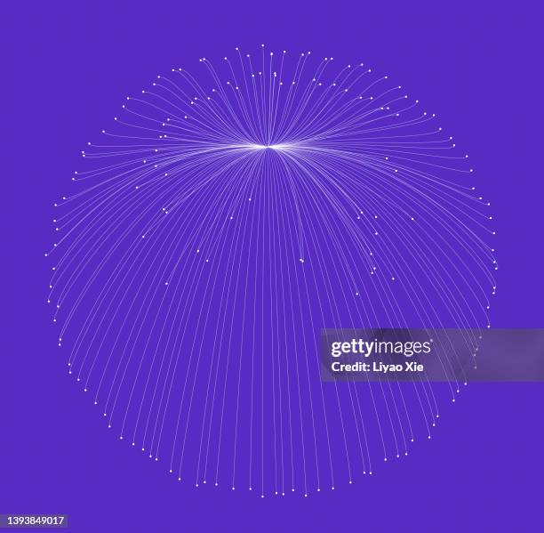 connecting dots and lines - visualisering och 3d och uppkoppling bildbanksfoton och bilder