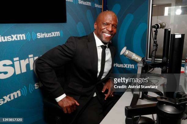 Actor Terry Crews visits the SiriusXM Studios on April 26, 2022 in New York City.