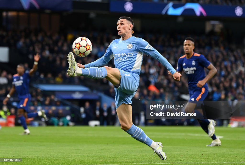 Manchester City v Real Madrid Semi Final Leg One - UEFA Champions League