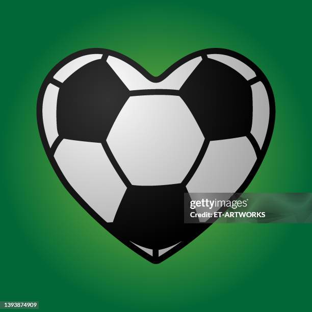 football love soccer ball - kicking-soccer-ball-clip-art stock illustrations