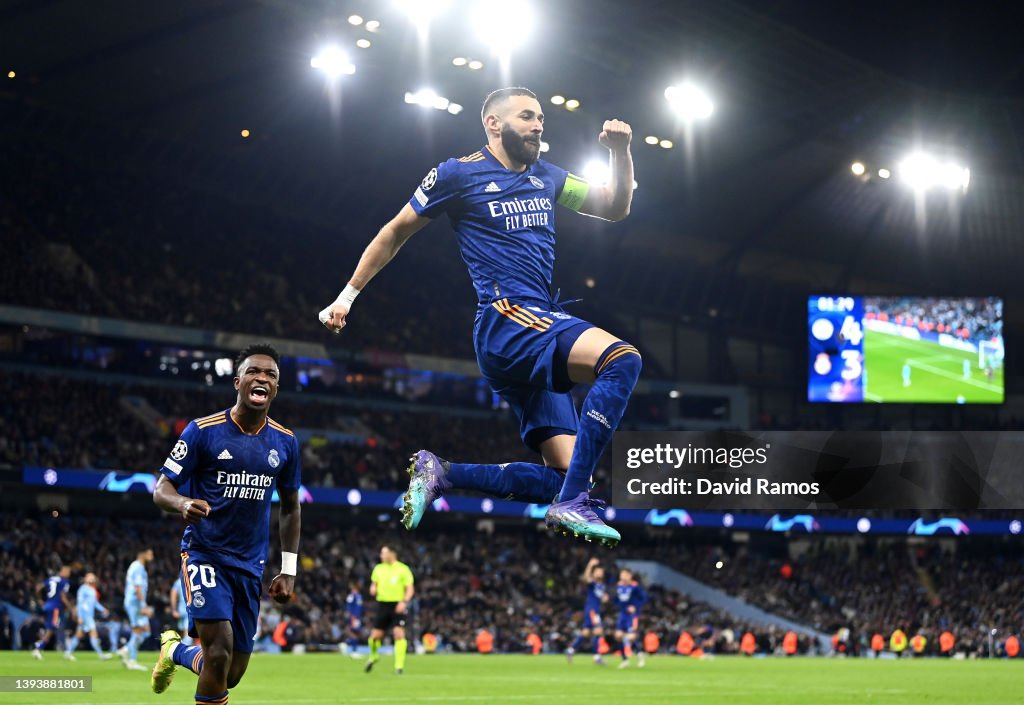 Manchester City v Real Madrid Semi Final Leg One - UEFA Champions League