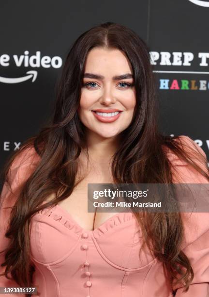 Amy Christophers attends the UK premiere of new documentary series 'Prep to Win: Harlequins', at Ritzy Picturehouse on April 26, 2022 in London,...