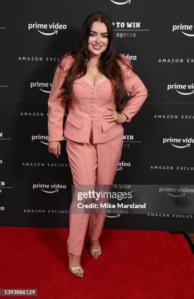 Amy Christophers attends the UK premiere of new documentary series 'Prep to Win: Harlequins', at Ritzy Picturehouse on April 26, 2022 in London,...