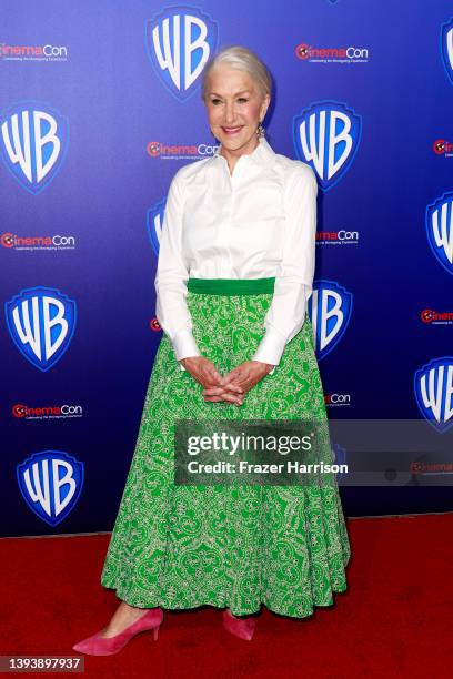 Helen Mirren attends CinemaCon 2022 - Warner Bros. Pictures “The Big Picture” Presentation at The Colosseum at Caesars Palace during CinemaCon, the...