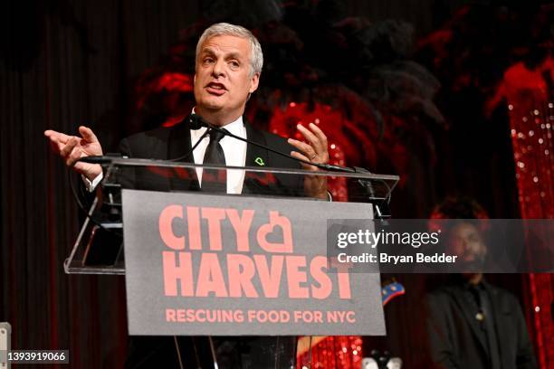 Eric Ripert attends the City Harvest Presents The 2022 Gala: Red Supper Club at Cipriani 42nd Street on April 26, 2022 in New York City.