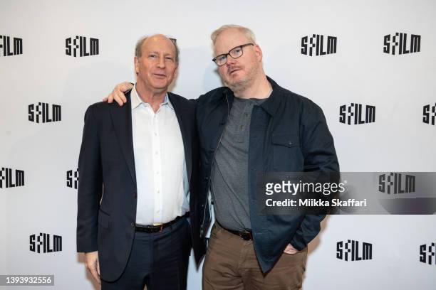 Program Director at the Alfred P. Sloan Foundation Doron Weber , and Actor Jim Gaffigan attend the Sloan Science On Screen award screening of...