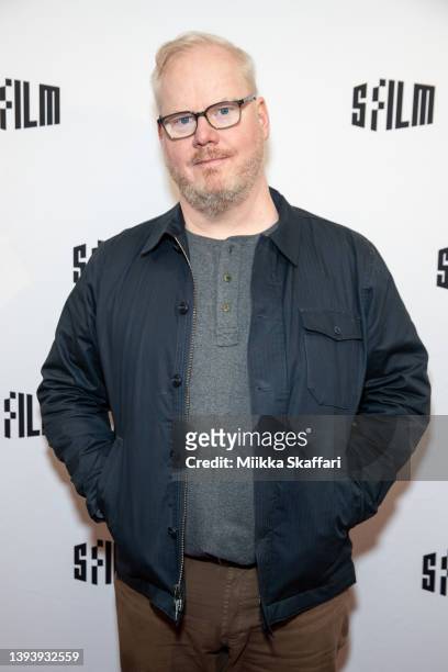 Actor Jim Gaffigan attends the Sloan Science On Screen award screening of Linoleum during the 2022 San Francisco International Film Festival at...