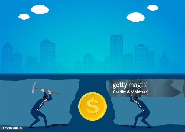 stockillustraties, clipart, cartoons en iconen met hard work, effort, challenge, research and exploration to become better, successful and rich. - combat sport