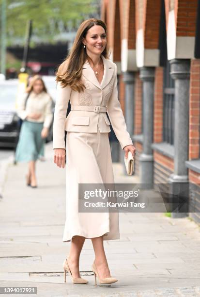 Catherine, Duchess of Cambridge, patron of the Royal College of Obstetricians and Gynaecologists visits the RCM and RCOG’s headquarters with Princess...