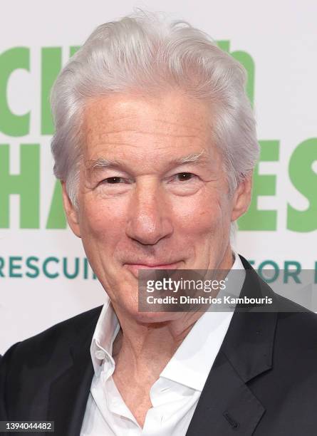 Richard Gere attends the City Harvest Presents The 2022 Gala: Red Supper Club at Cipriani 42nd Street on April 26, 2022 in New York City.