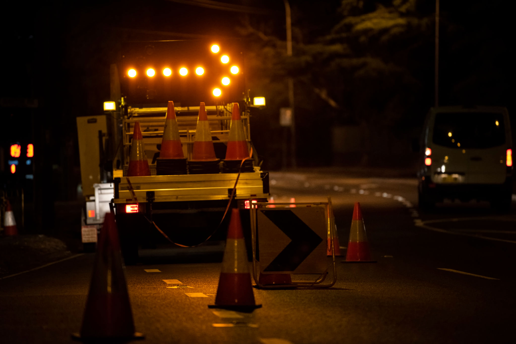 reflective road flares
