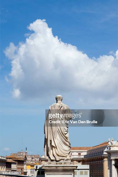 saint peter's back vatican city - eric van den brulle stock pictures, royalty-free photos & images