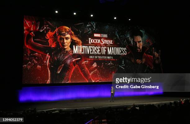 The Walt Disney Studios executive Vice President of theatrical distribution Tony Chambers speaks about the upcoming Marvel Studios movie "Doctor...