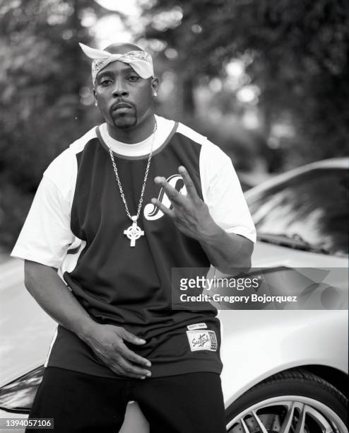 Rapper Nate Dogg in Encino, California in October, 2003.