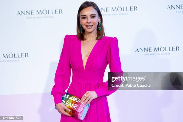 Singer Chenoa attends 'La Fiesta de la Primavera' party at Mandarin Ritz Oriental hotel on April 27, 2022 in Madrid, Spain.