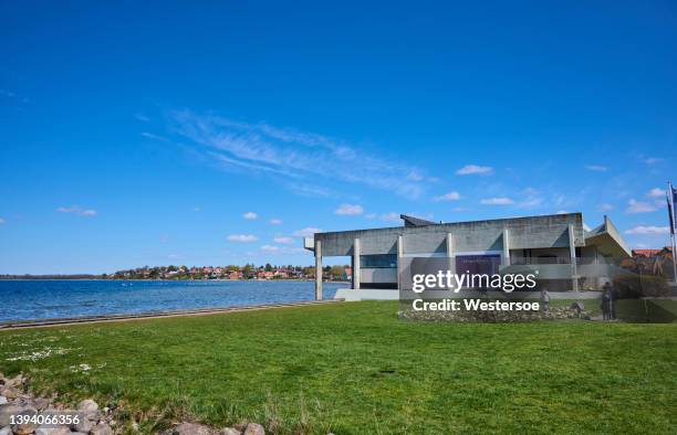 museu viking em roskilde - roskilde dinamarca - fotografias e filmes do acervo