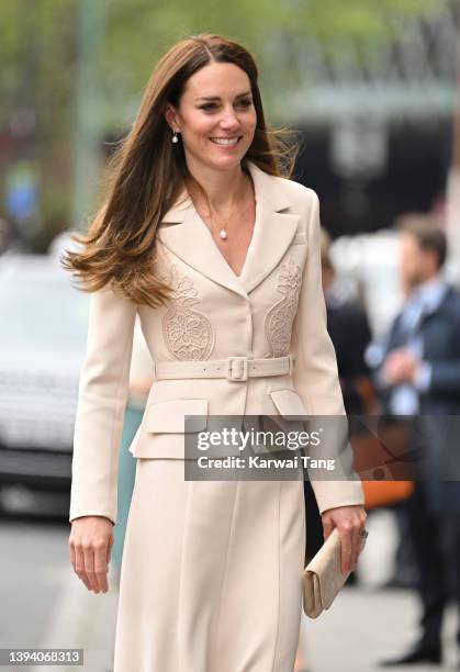 Catherine, Duchess of Cambridge, patron of the Royal College of Obstetricians and Gynaecologists visits the RCM and RCOG’s headquarters with Princess...