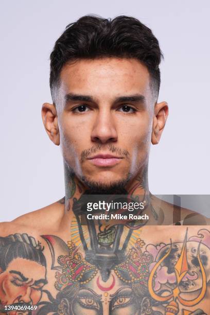 Andre Fili poses for a portrait during a UFC photo session on April 27, 2022 in Las Vegas, Nevada.