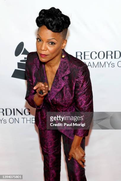 Nnenna Freelon attends the GRAMMYs On The Hill Awards Dinner at The Hamilton on April 27, 2022 in Washington, DC.