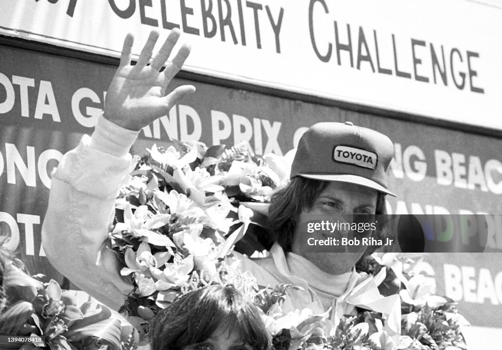 Bruce Jenner wins Toyota Pro/Celebrity Race 1982