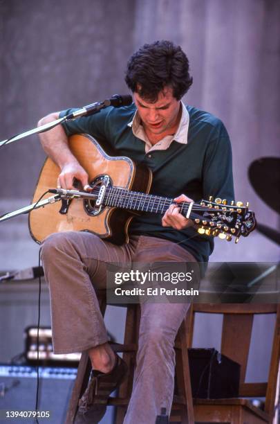 Leo Kottke performs at the Greek Theatre on September 21, 1975 in Berkeley, California.