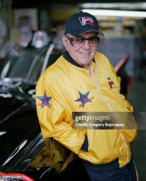 Custom car designer and builder George Barris in 2003 in North Hollywood, California.