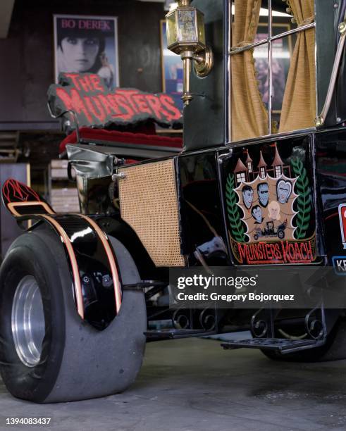 The original Munster Koach built by George Barris in 2003, in North Hollywood, California.