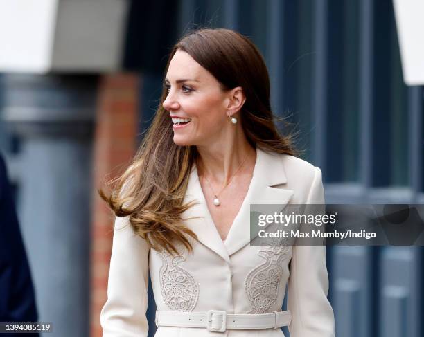 Catherine, Duchess of Cambridge, Patron of the Royal College of Obstetricians and Gynaecologists, visits the headquarters of the Royal College of...