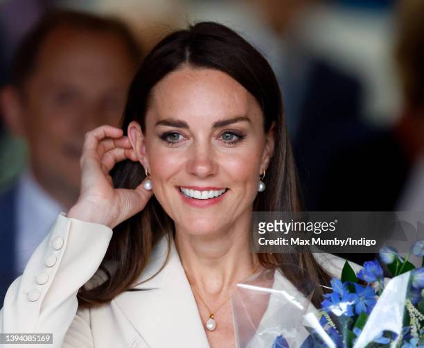 Catherine, Duchess of Cambridge, Patron of the Royal College of Obstetricians and Gynaecologists, visits the headquarters of the Royal College of...