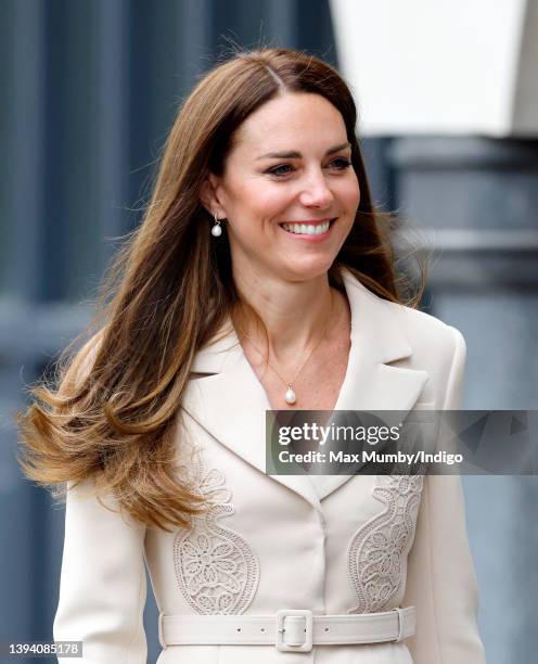 Catherine, Duchess of Cambridge, Patron of the Royal College of Obstetricians and Gynaecologists, visits the headquarters of the Royal College of...