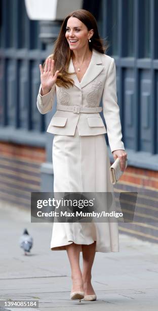 Catherine, Duchess of Cambridge, Patron of the Royal College of Obstetricians and Gynaecologists, visits the headquarters of the Royal College of...