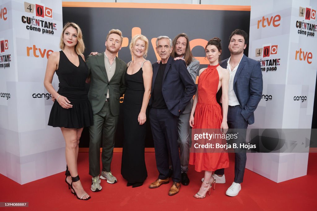 'Cuentame Como Paso' And Eurovision Candidate Photocall In Madrid