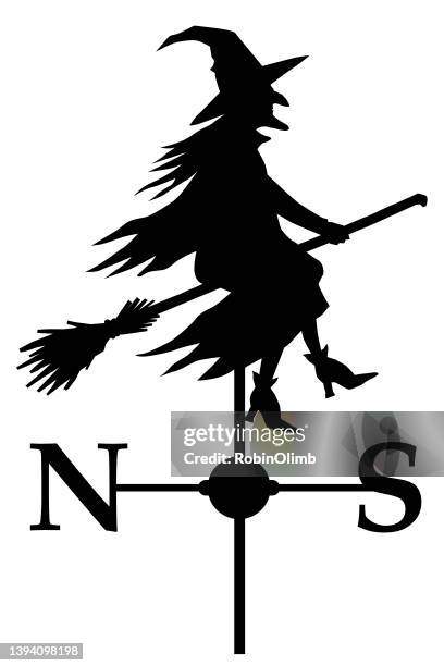 ilustrações de stock, clip art, desenhos animados e ícones de witch weather vane - sul