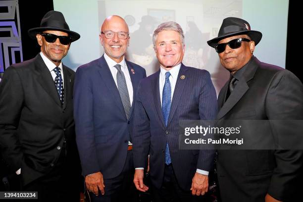 Honorees Jimmy Jam, Rep. Ted Deutch, Rep. Michael McCaul, and Terry Lewis attend the GRAMMYs On The Hill Awards Dinner at The Hamilton on April 27,...