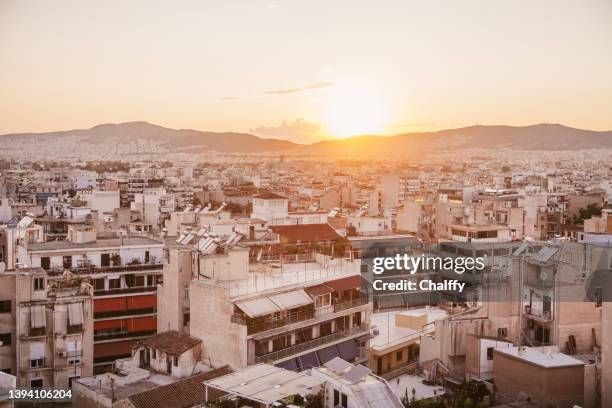 life in athens - plaka stock pictures, royalty-free photos & images