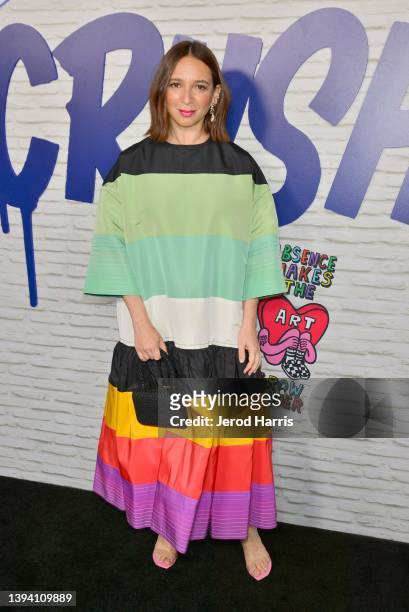 Maya Rudolph attends the Los Angeles premiere of Hulu's Original Film "Crush" at NeueHouse Los Angeles on April 27, 2022 in Hollywood, California.