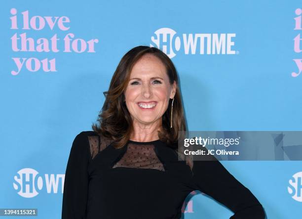 Molly Shannon attends Showtime's "I Love That For You" premiere event at Pacific Design Center on April 27, 2022 in West Hollywood, California.