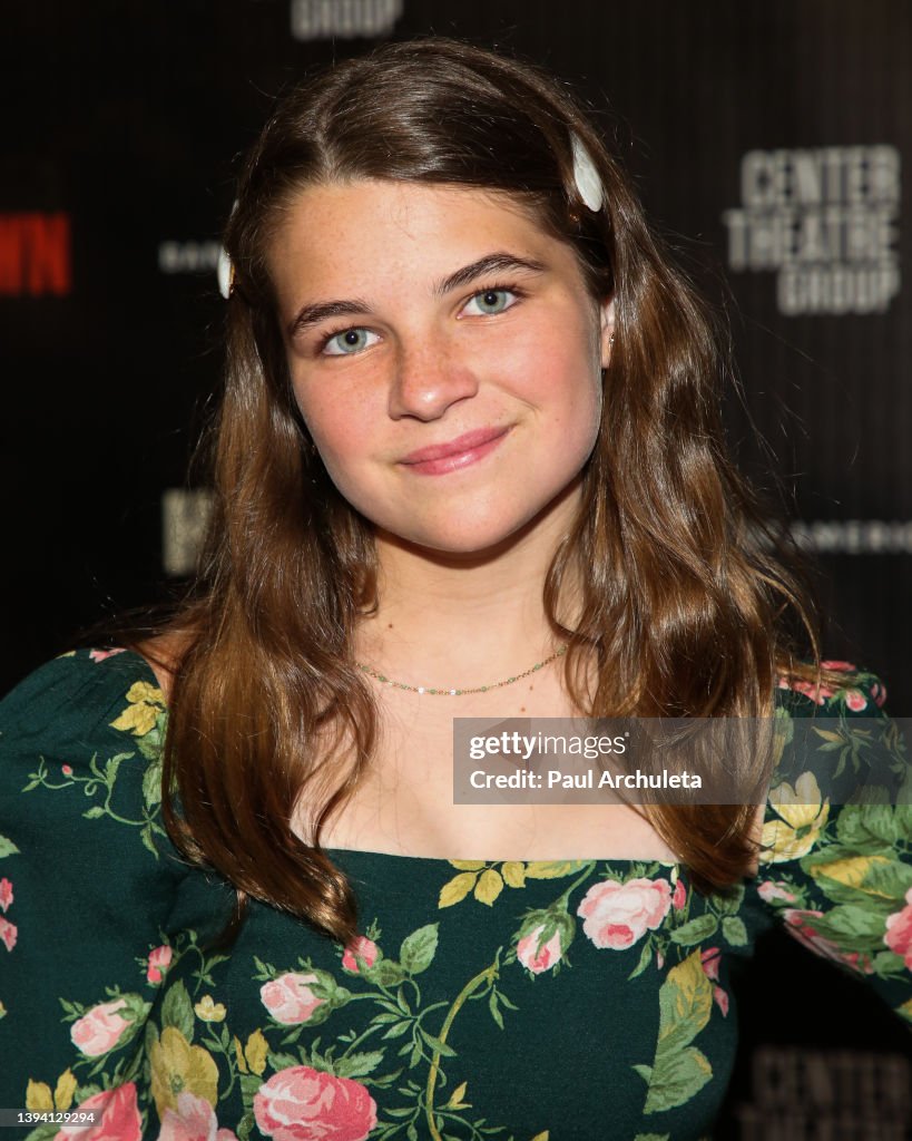 Actress Raegan Revord attends the opening night performance f... News
