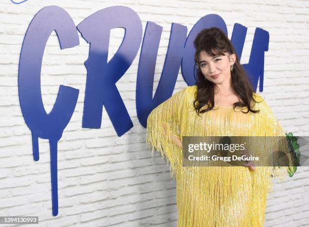 Rowan Blanchard attends the Los Angeles premiere of Hulu's original film "Crush" at NeueHouse Los Angeles on April 27, 2022 in Hollywood, California.