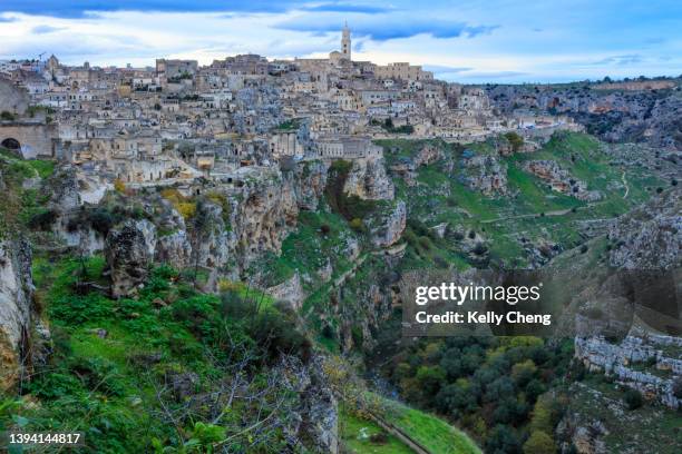 sassi di matera, italy - região da basilicata imagens e fotografias de stock